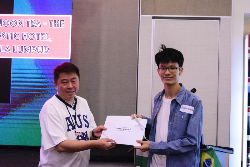 Lucky winners for the Lucky Draw