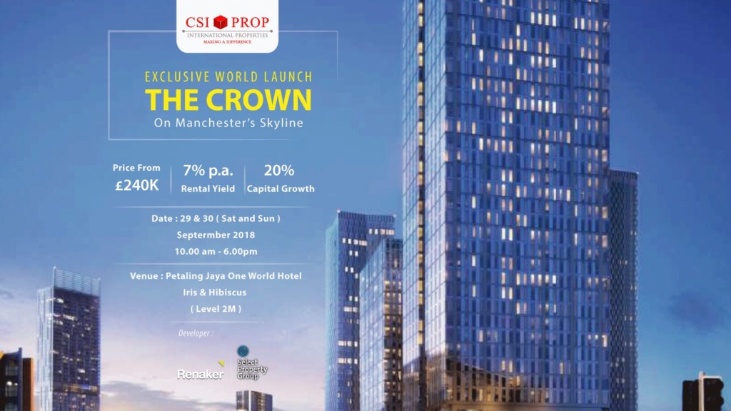 This weekend, find out more about this amazing project in Manchester and how you can profit from it. 