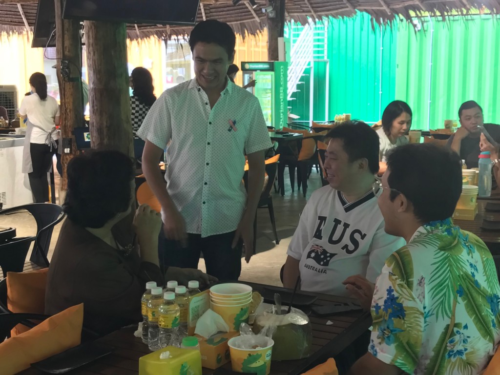 Bonding through durian party