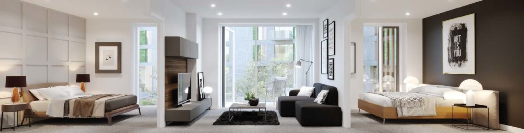 Blackfriars has 380 one-, two- and three-bedroom apartments.