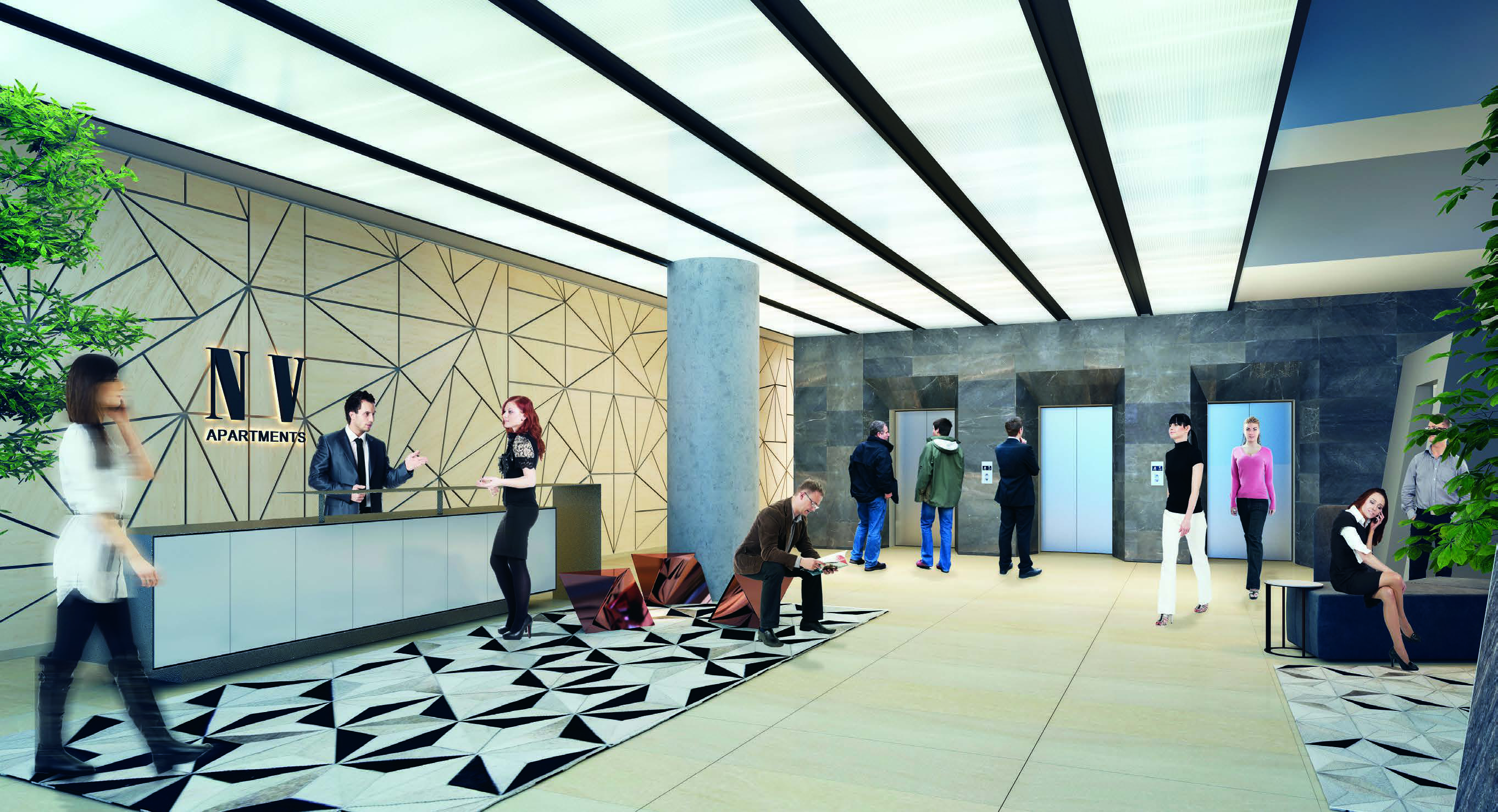 NV Apartment Lobby 2